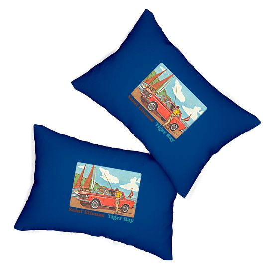 Saint Etienne --- Original Retro Style Fan Art Design - St Etienne - Lumbar Pillows