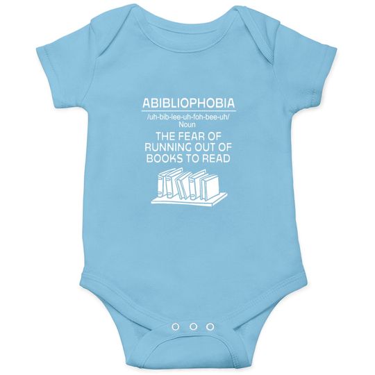 Discover Bookworm Abibliophobia Definition Onesies