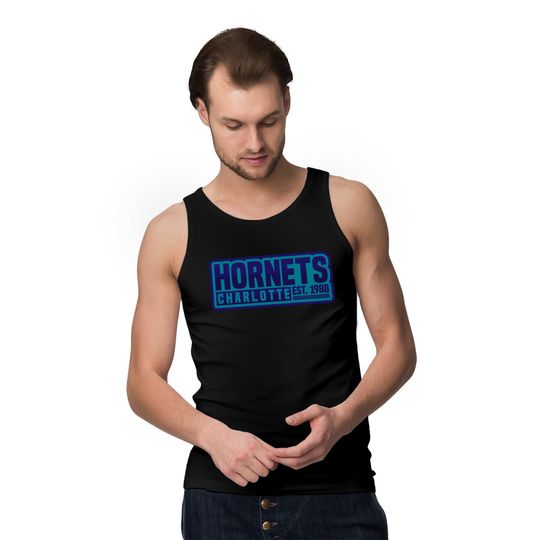 Charlotte Hornets 02 - Charlotte Hornets - Tank Tops