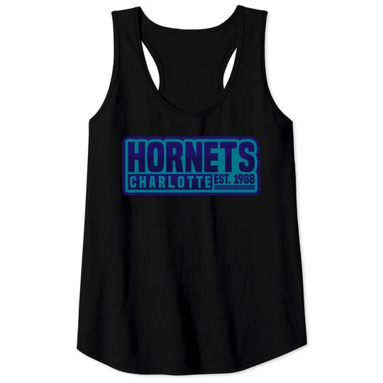 Charlotte Hornets 02 - Charlotte Hornets - Tank Tops
