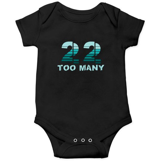 PTSD Awareness Month - 22 Too Many Military Vetera Onesies