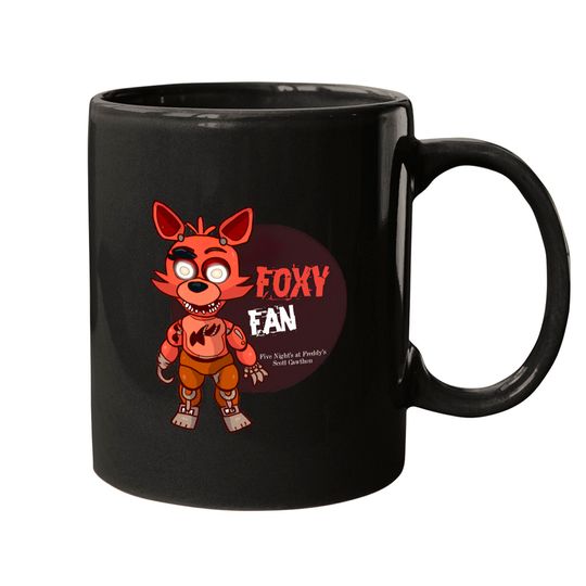 Five Night's at Freddy's Foxy Fan - Five Nights At Freddys - Mugs