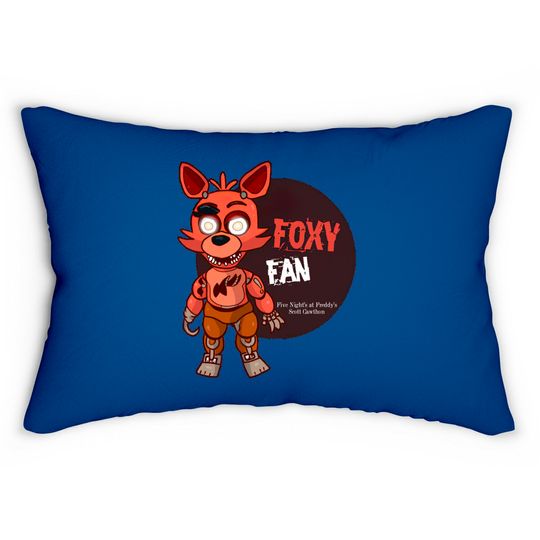 Five Night's at Freddy's Foxy Fan - Five Nights At Freddys - Lumbar Pillows