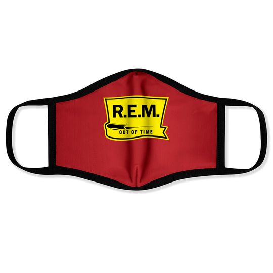 Discover R.E.M. Out Of Time - Rem - Face Masks