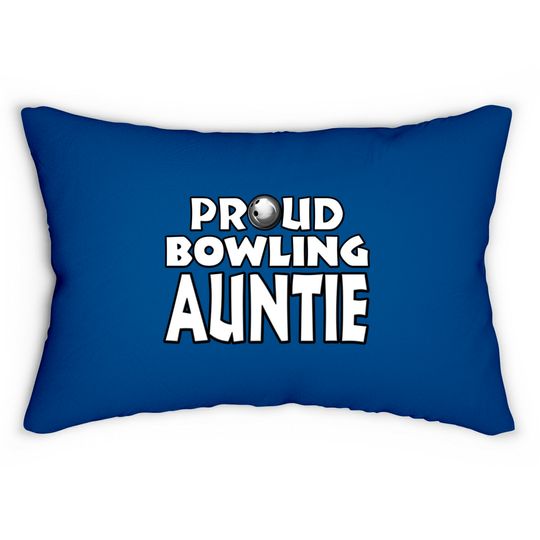Bowling Aunt Gift for Women Girls - Bowling Aunt - Lumbar Pillows