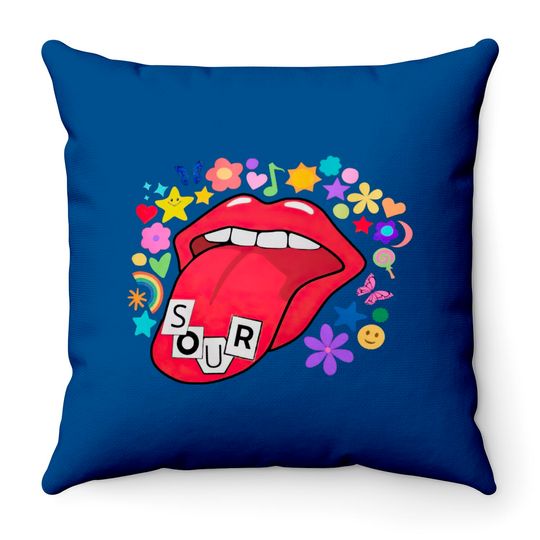 Olivia Rodrigo Sour Tour 2022 Throw Pillows