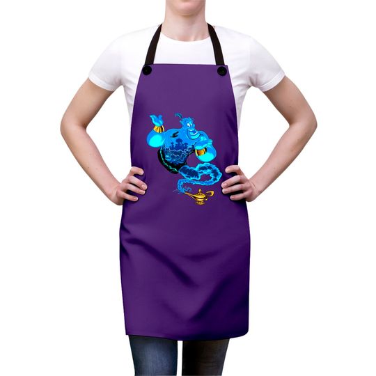 Disney Aladdin Genie Portrait Agrabah Fill Aprons