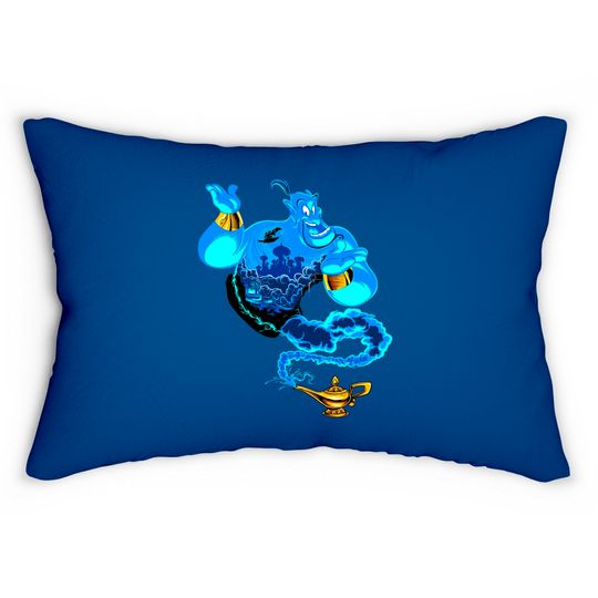 Disney Aladdin Genie Portrait Agrabah Fill Lumbar Pillows