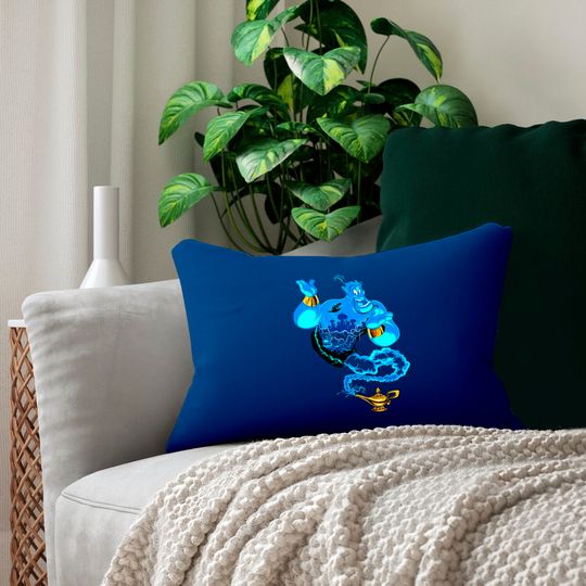 Disney Aladdin Genie Portrait Agrabah Fill Lumbar Pillows
