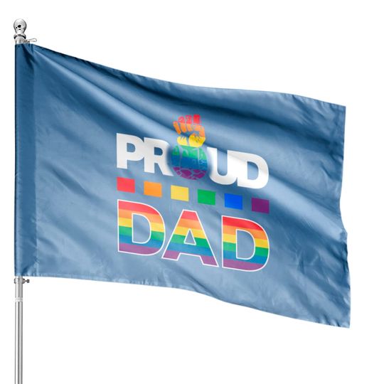 Discover LGBT Proud Dad House Flags