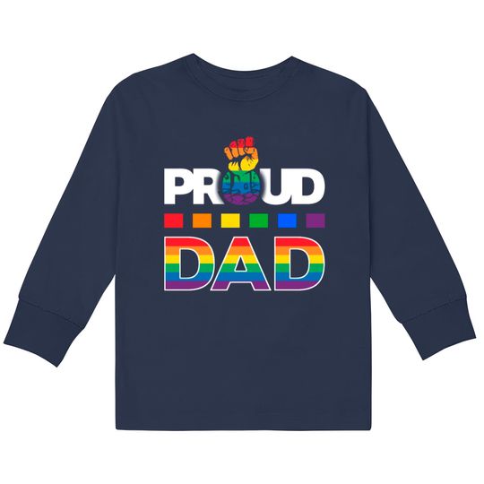 Discover LGBT Proud Dad  Kids Long Sleeve T-Shirts