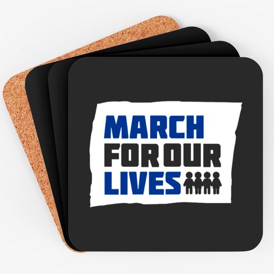 March For Our Lives Stoneman Douglas Gun Control B Coasters