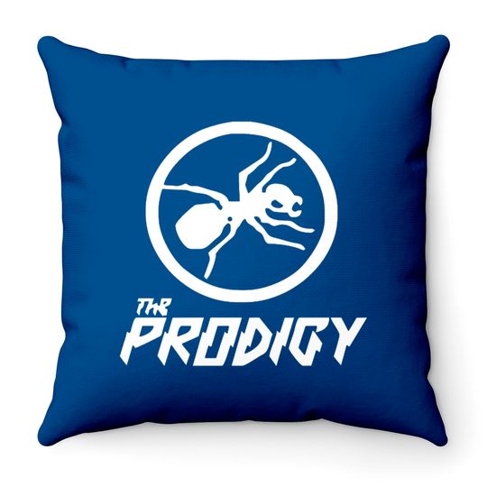 Discover The Prodigy Ant Logo Throw Pillows