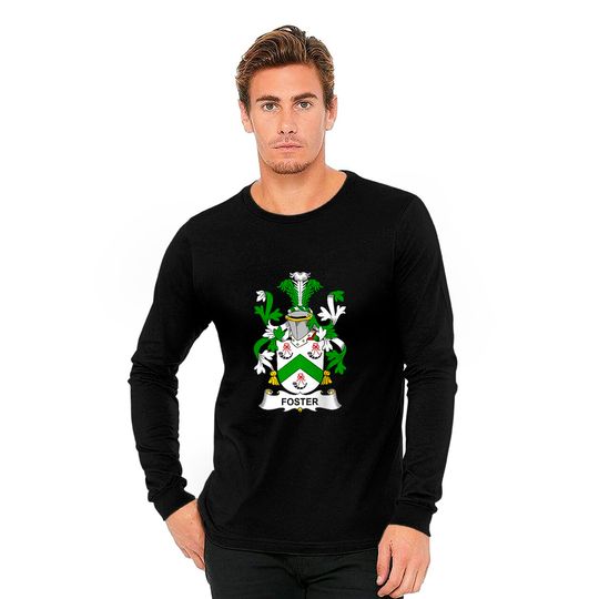 Foster Coat of Arms Family Crest Raglan Long Sleeves