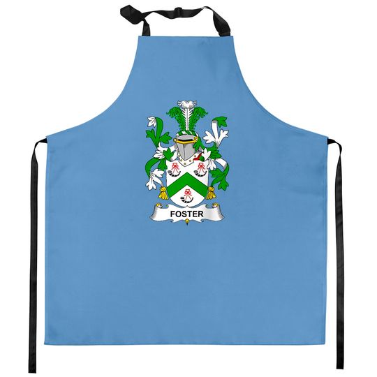 Foster Coat of Arms Family Crest Raglan Kitchen Aprons