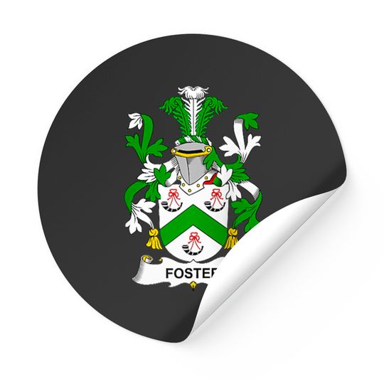 Foster Coat of Arms Family Crest Raglan Stickers