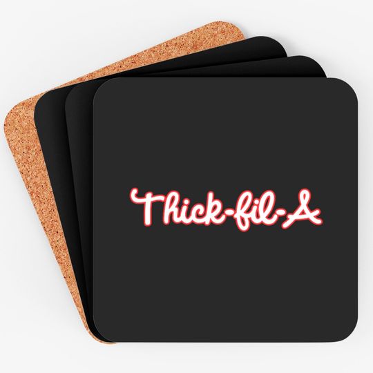 Thick Fil A, Stroke Color Coasters