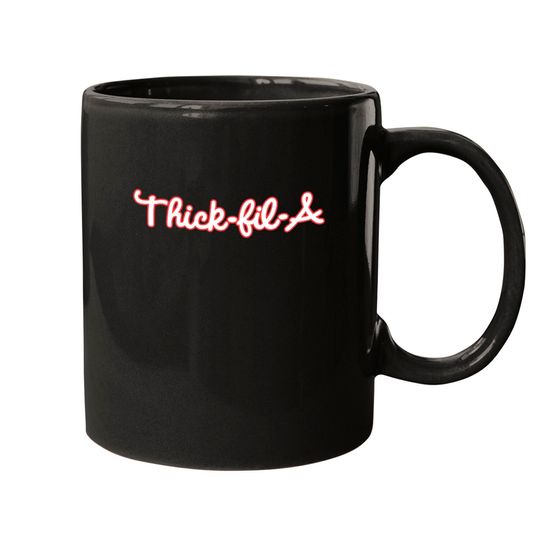 Thick Fil A, Stroke Color Mugs