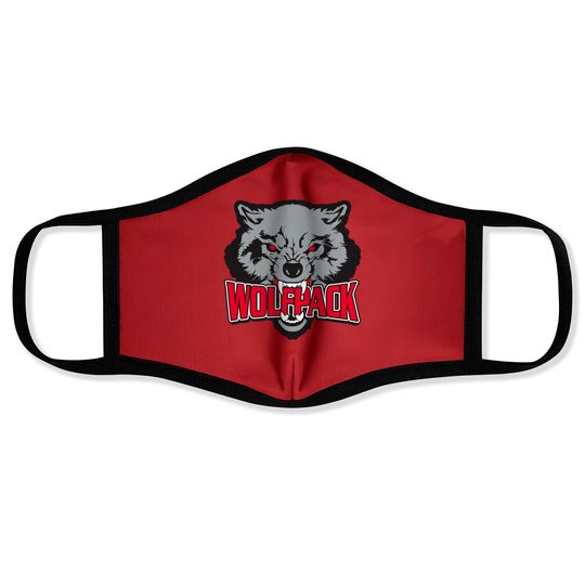 Discover Wolfpack Sports Logo Face Masks