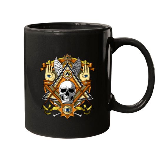 Masonic Skull Mugs