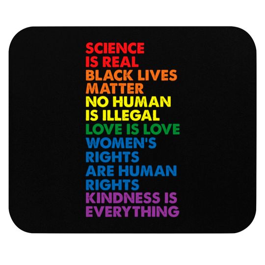 Discover Science is Real Black Lives Matter Mouse Pads Mouse Pads