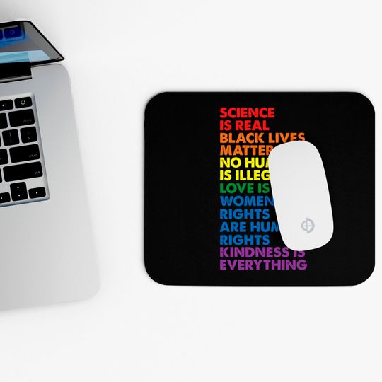 Science is Real Black Lives Matter Mouse Pads Mouse Pads