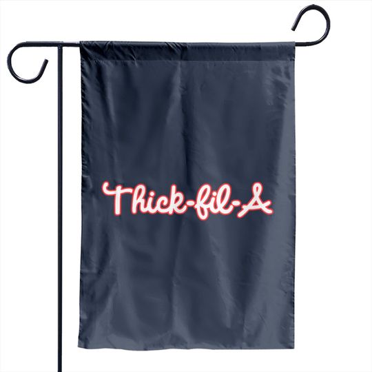 Thick Fil A, Stroke Color Garden Flags