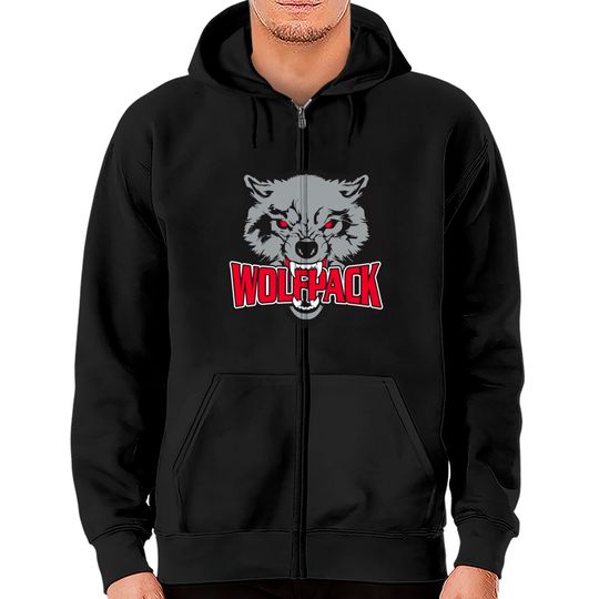 Discover Wolfpack Sports Logo Zip Hoodies