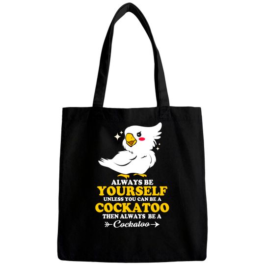 Discover Cockatoo Birdie Parrot Bird Plumage Parakeet Cheep Bags