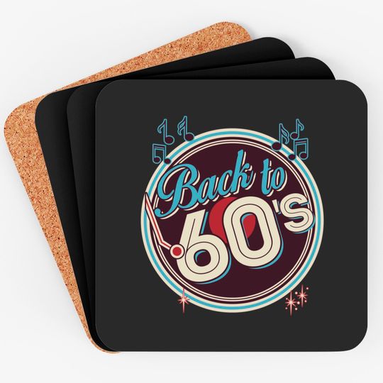 Discover Back to 60's Design - 60s Style - Coasters