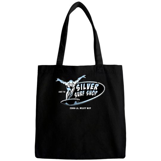 Silver Surf Shop (Black Print) - Silver Surfer - Bags
