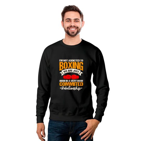 Boxing Ring Gloves Boxer Sport Coach Trainee Sweatshirts