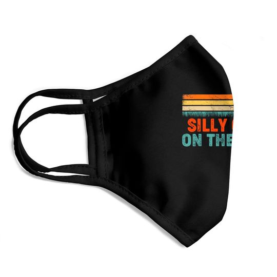 Silly Goose On The Loose Funny Saying Face Masks