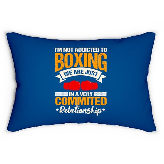 Discover Boxing Ring Gloves Boxer Sport Coach Trainee Lumbar Pillows