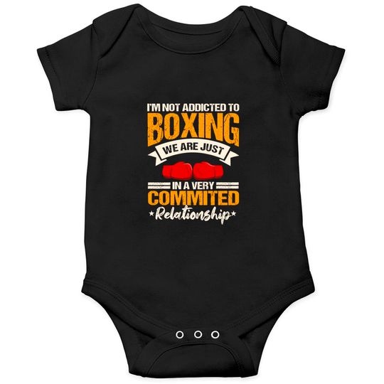 Boxing Ring Gloves Boxer Sport Coach Trainee Onesies