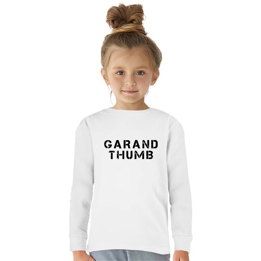 garand thumb  Kids Long Sleeve T-Shirts