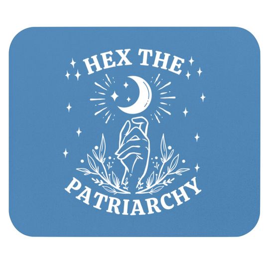 Discover Feminist Witch, Hex The Patriarchy Mouse Pads