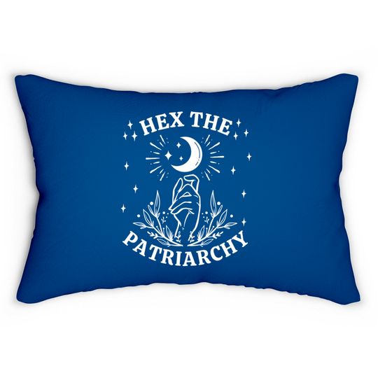Feminist Witch, Hex The Patriarchy Lumbar Pillows