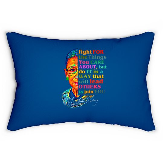Ruth Bader Ginsburg Lumbar Pillows