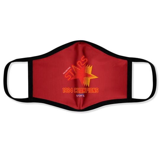 Distressed Philadelphia Stars 1984 Champions - Philadelphia Stars - Face Masks