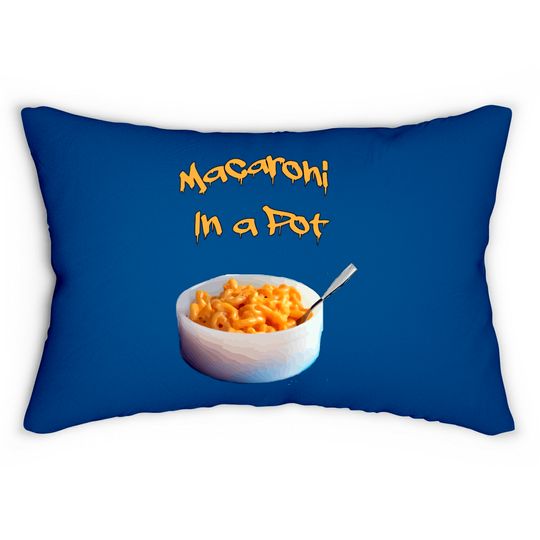 Macaroni In A Pot Wet And Gushy Lumbar Pillows