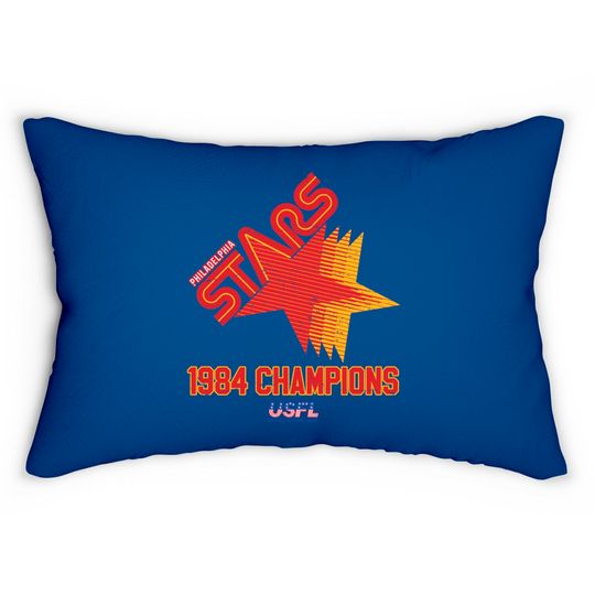 Discover Distressed Philadelphia Stars 1984 Champions - Philadelphia Stars - Lumbar Pillows