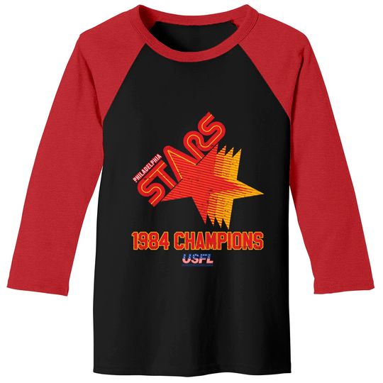 Distressed Philadelphia Stars 1984 Champions - Philadelphia Stars - Baseball Tees