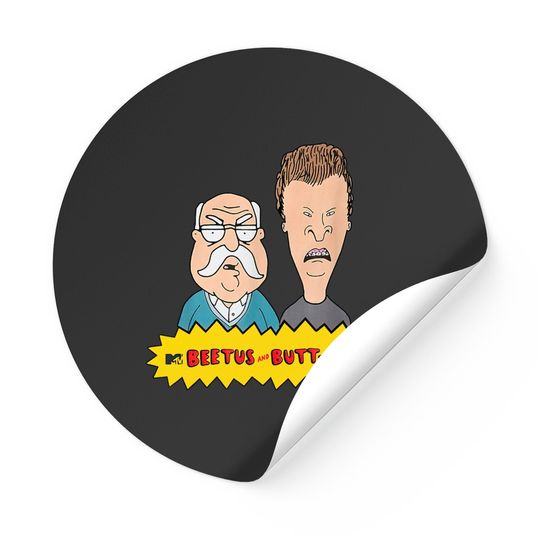 Beetus And Butt Head Classic Stickers