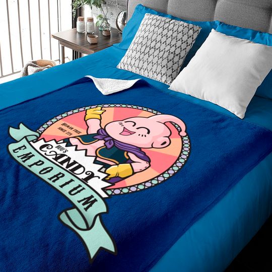 Buu's Candy Emporium - Dragon Ball - Baby Blankets