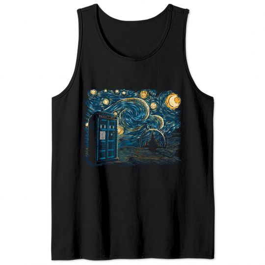 Starry Gallifrey - Doctor Who - Tank Tops