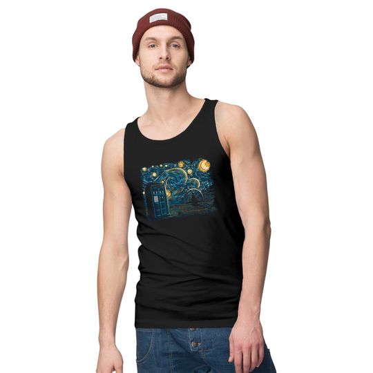 Starry Gallifrey - Doctor Who - Tank Tops