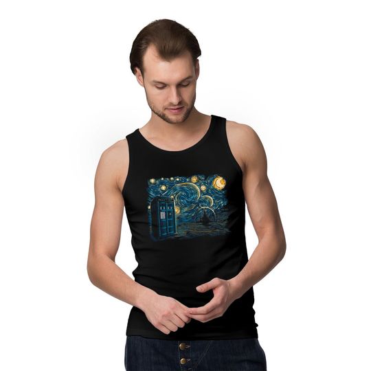 Starry Gallifrey - Doctor Who - Tank Tops
