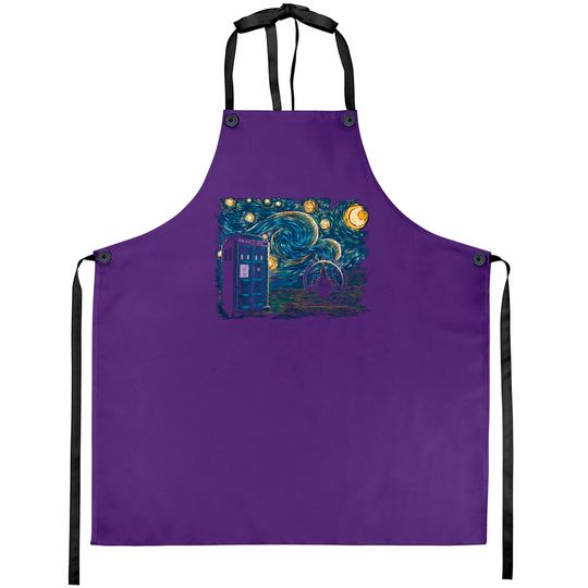 Starry Gallifrey - Doctor Who - Aprons