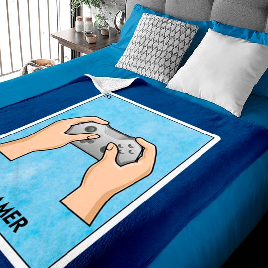 Discover El Gamer Mexican Loteria Bingo - Funny Video Game Player Playing - El Gamer - Baby Blankets